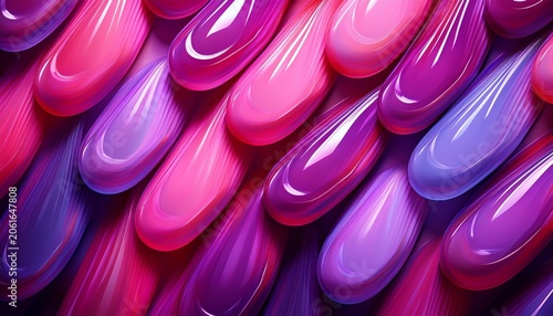 energetic abstract background with vibrant violet and pink diagonal pill shapes creating a rhythmic pattern