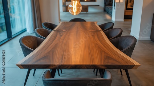  Contemporary Wooden Dining Table with Chairs