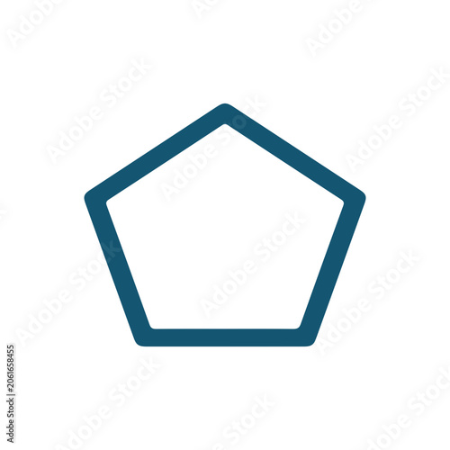 Purple Geometric Tetrahedron Pyramid Icon