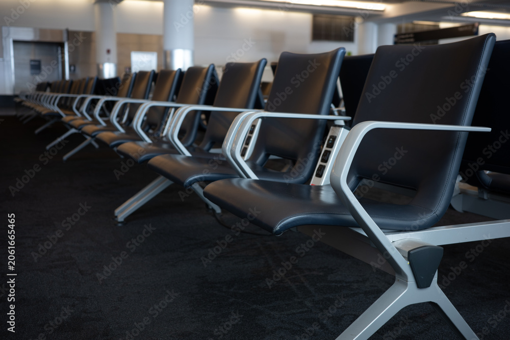 Fototapeta premium airport chairs