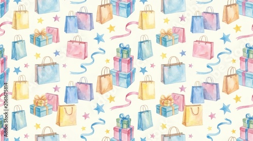 Gift wrapping celebration festive occasion digital artwork colorful patterns aesthetic holiday spirit