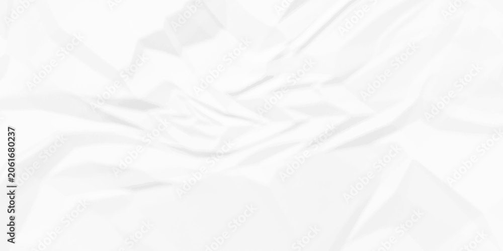 Obraz premium White paper creased wrinkled paper texture. White paper texture. minimalist graphic design mockup rough distressed damage paper texture background.