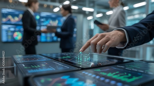 Artificial intelligence AI and CRM software automation technology.business use AI smart technology sales reports recording the sale of goods and making tax invoice. Robotic Process Automation RPA. 