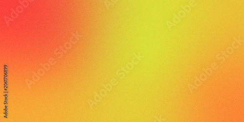 Obraz na płótnie Abstract gradient background with vibrant red to yellow soft grainy texture