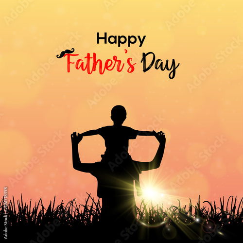 happy fathers day vector design background 11