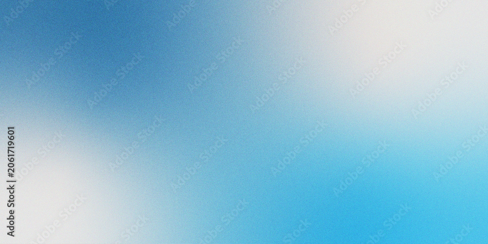Obraz premium Abstract blue and white gradient background with soft grainy texture