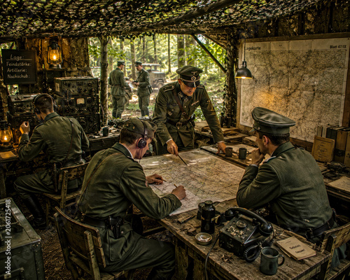 German Forward Command Post in Forest Headquarters