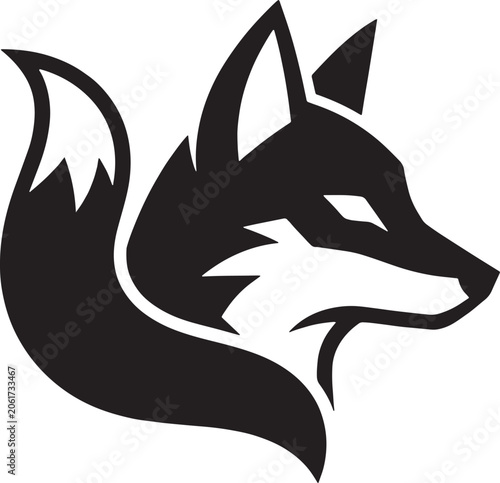 wolf head silhouette