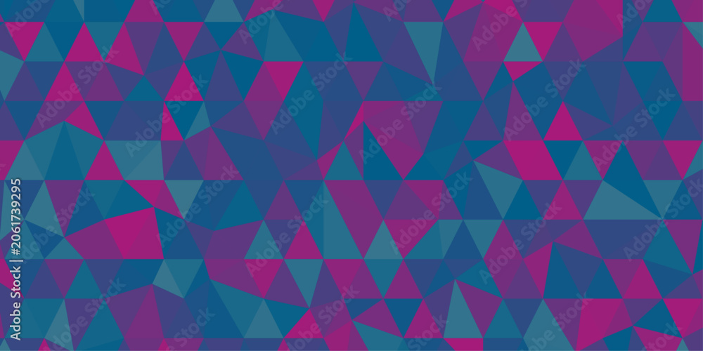 Obraz premium Colorful Geometric Abstract Background with Soft Triangle Pattern