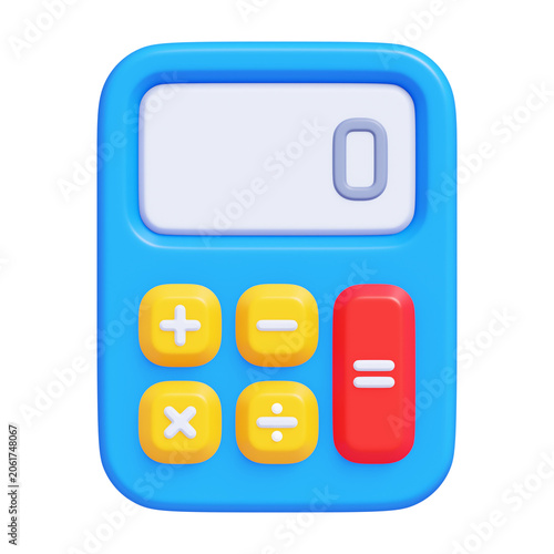 Calculator Accounting 3D Icon