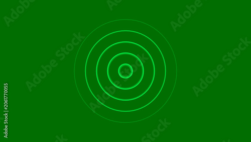 Abstract radio waves icon seamless loop background. Sound frequency signal icon background illustration.