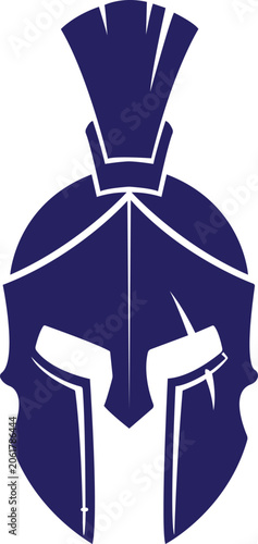 A Spartan Helmet Icon Vector
