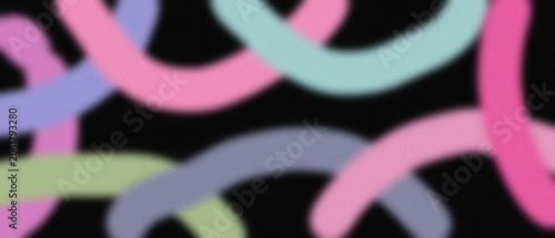 Colorful abstract background with intertwined soft rounded lines.