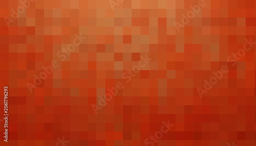 Orange Gradient Background. Abstract Burnt Oranges Pixel Texture Backdrop with Warm Terracotta Tones, Digital Mosaic Pattern, Modern Rustic Surface for Creative and Technology Design