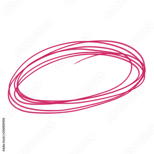 Fotografia Hand Drawn Scribble Circle Frame