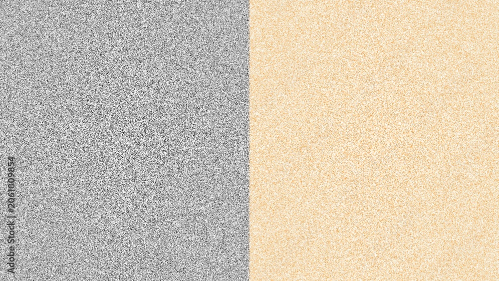 Fototapeta premium Background displays two vertical panels with a textured silver finish and a smooth beige surface area.