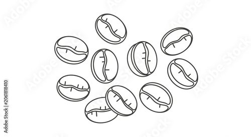 Photos Vector illustration of prank pies scattered on a surface