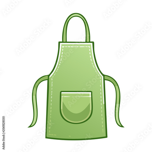 Green flat design shopping bag vector