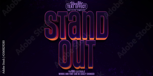 Obraz na plátně Jazz editable text effect, customizable poster and neon 3d font style