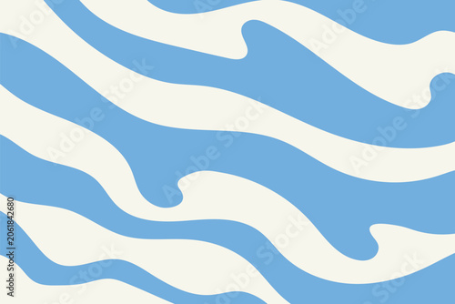 Wall Mural abstract water background, sea and pool ripples texture; blue liquid surface wit