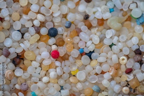 Pellets de plástico