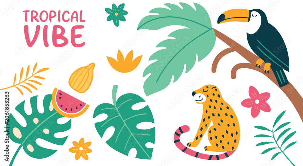 Obraz premium vector illustration of a bird