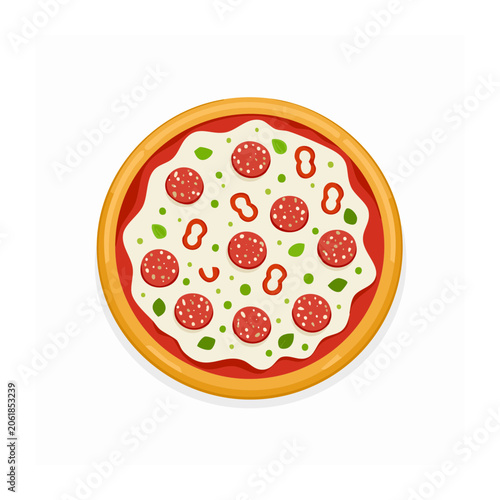 Cranberry circular pattern with gold border
