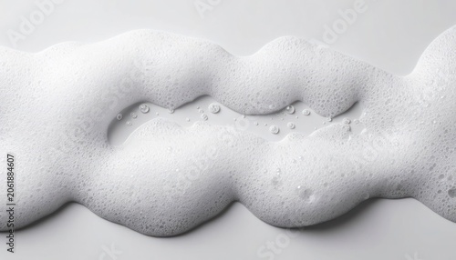 Shampoo Foam Texture with Copy Space