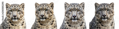 Photos Majestic Snow Leopard Portraits: High-Resolution Close-Up Views of Endangered Bi
