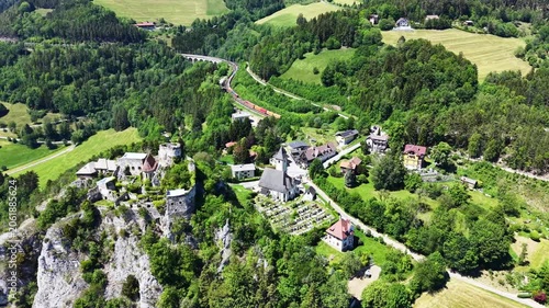 Klamm Castle Ruins Near Semmering in Lower Austria