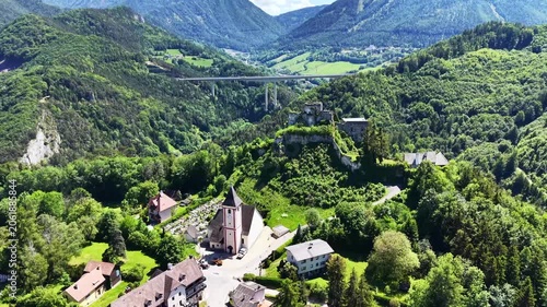Klamm Castle Ruins Near Semmering in Lower Austria
