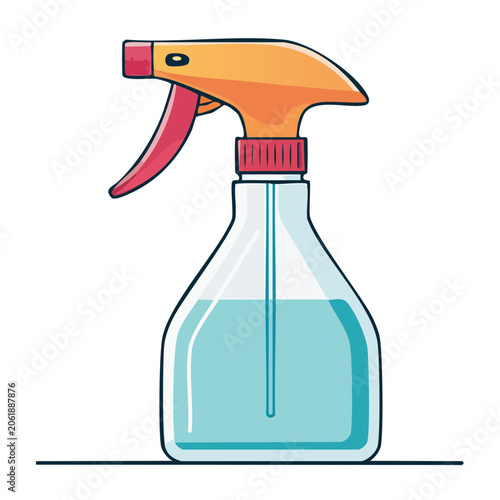 Flat design sports water bottle vector