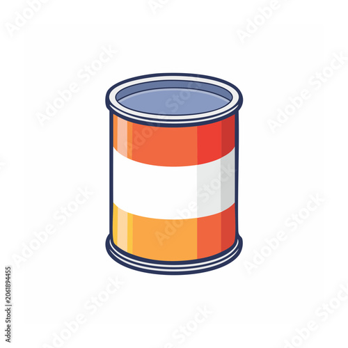 Minimalist 3D plastic cup with gradient colors