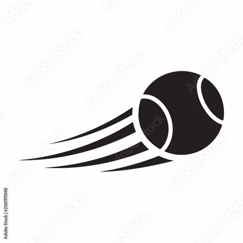 Dynamic tennis ball in motion.eps