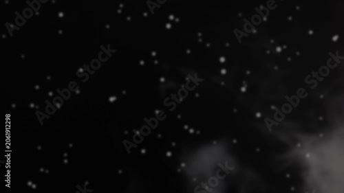 abstract smoke on dark background.