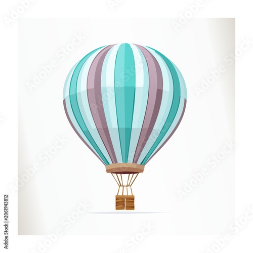 Minimalist glass lamp with teal and pink shades