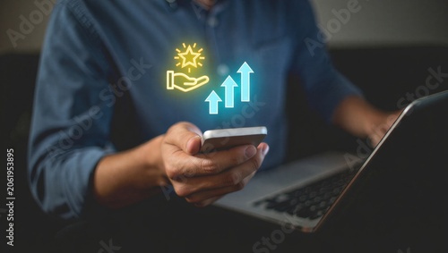 Loyalty rewards and redeem points concept on mobile app, showing customer engagement, bonus benefits, cashback, and membership rewards that increase satisfaction and long-term brand loyalty.