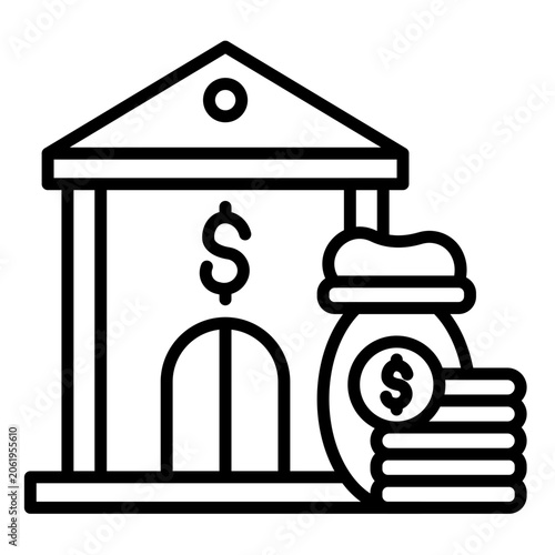 Bank Deposit Icon