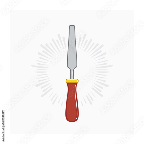 Red lipstick tube with white cap isolated