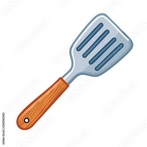 Flat design vector wrench with bolt