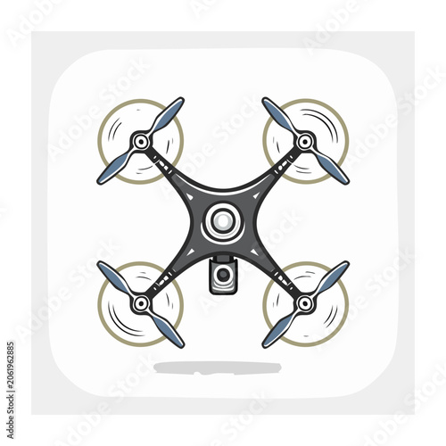 Minimalist octopus icon vector art