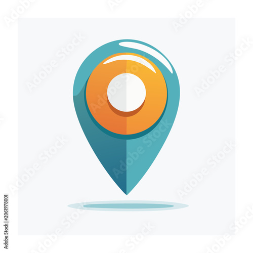 Flat design loading symbol icon