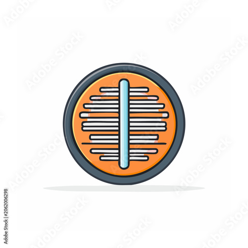 Flat design wifi symbol icon