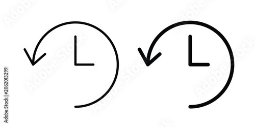 Billede på lærred Past time icon
