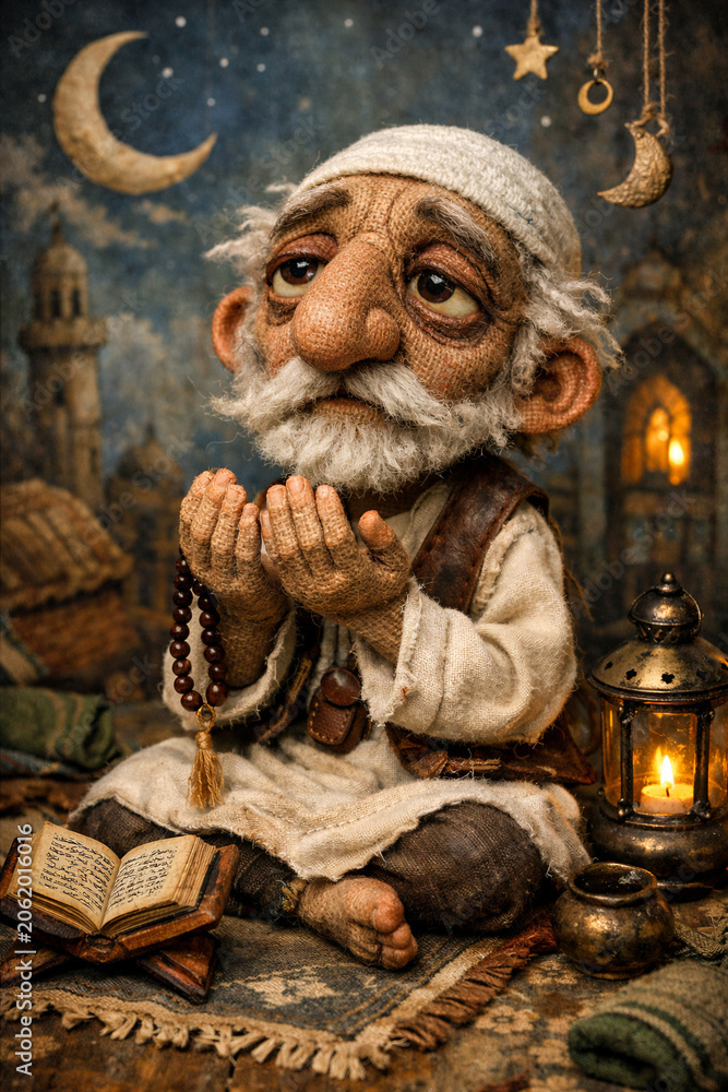Obraz premium Man praying
