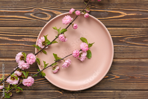 Beautiful table setting wit...
