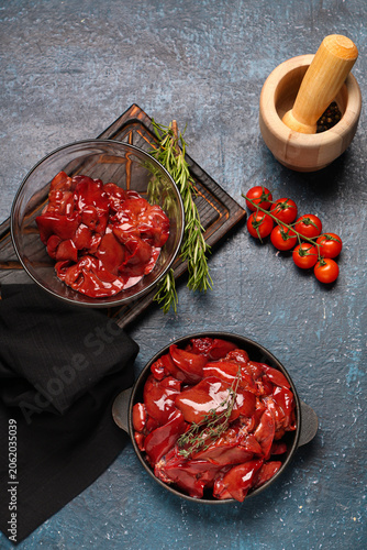 Tomatoes with rosemary, bow...
