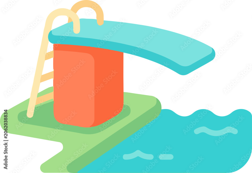 Obraz premium Inflatable Pool Toy Raft.