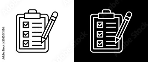 Photos Report  white and black icon set design