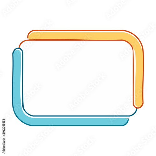Flat design open book vector illustration